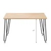 Meubles de salon Nouvelle table basse en métal Bureau Jambes en épingle à cheveux 16 Ensemble de 4 Barre de fer solide avec vis Livraison directe Maison Jardin Dhkki