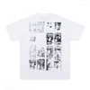 MEN'S T HIRTS 2023SS ERD T-Shirt Fashion Men Women Reck Reck Graffiti Print Short Sleeve Tee Shirt Shirt Hip Hop Tees