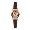 Orologi da polso 2023 Retro orologio con quadrante piccolo per donna cinturino in pelle impermeabile abito elegante orologi da polso da donna Relogio Feminino