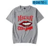 T-shirt da donna Moon T-shirt Summer Harajuku Logo manica corta da donna e da uomo in cotone