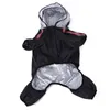 Dog Apparel Tide brand waterproof pet dog raincoat reflective four legged polyester clothing medium and large size supplies