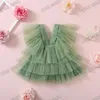 Mädchenkleider Mädchen-Sommerkleid, Partykleid für Kinder, Mädchen, V-Ausschnitt, knielang, Prinzessinnenkleid, formelle Kleidung E0408 231123