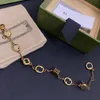 Retro klasyczni projektanci bransoletki dla kobiet marka wgnienna marka nigdy nie zanikała miedziana diamentowa mankiet Bracelet