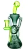 Vintage Premium Recycler Glass Bong Water Hookah 9.5 inch Rookpijpen met Bowl of Banger Originele Glass Factory kan een klantlogo plaatsen door DHL UPS CNE