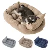 kennlar pennor varm hund soffa säng vinter husdjur hund katt säng sovhus kennel mat katt valp madrass husdjur kudde för små stora hundar 231123