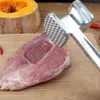 Nuovo martello per carne in alluminio Martello per allentare la carne Martello tondo Martello per intenerire Bistecca di pollo Maiale Martello Gadget da cucina Attrezzo da cucina