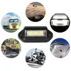 6 LED Araba Lisans Numarası Plaka Işığı Motosiklet SUV Kamyon Römork Van Tag Step Lamba Beyaz Ampuller Loser Ürünleri Letting Plaka Işık