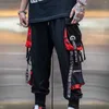 Men's Pants Fashion Oversized Trousers Hip Hop Wide Leg Multi Pocket Bunched Feet Sweatpants For Mens Ropa Hombre 2023