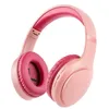 JH-919 Draadloze Bluetooth-hoofdtelefoon Roze Blauw Opvouwbare stereo-oortelefoon Super Bass Ruisonderdrukkende microfoon voor laptop-tv