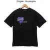 Mens Designer Tshirt Men's T-shirts Palms Spray Love Heart Print Kortärmad T-shirt Fashion Angels Women Graphic Tees WCZ0