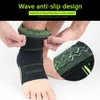 足首サポート1PCS ANK Compression Seve for Men ank brace with silicone gel toess pass sock for arry heel pain reli q231124