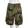 Ny 2024 Designer Camouflage Shorts Summer Women Fashion Cargo Short Pants With Pockets Casual Loose Straight Trousers Y2K Streetwear Wholesale Clothes 9721