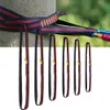 Corde da arrampicata 1 pezzo Fascia da arrampicata 22KN Cinghia in poliestere Cinghia per imbracatura Cavo per arrampicata su roccia Albero Arborist Attrezzatura per alpinismo 231124