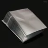 Sacs de stockage 100pcs sachets sous vide en aluminium thermoscellés de qualité alimentaire pour les noix SCIE999
