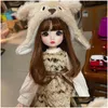 Dolls Handmade 16 Mini Fashion Bjd Doll Cute Make Up Movable Joint 30Cm Princess Clothes Suit Accessories Child Toy Girls Gifts 2208 Dhjjm
