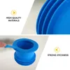 Kökskranar spolade tätning ersättande toalett tätning ring gummi prime skål lukt- resistent vax- fri monteringsdel för hembadrum