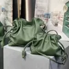 Omuz Çantası Crossbody Tasarımcı Çanta Flamenko Kadın Çanta Çantaları İnek Deri Bulut Çantaları Lüks Şanslı Çanta Mini Cowhide Halat Kova Kova Omuz Çantaları K01