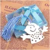 Party Favor Favor Happy Boy Bookmark z Tag TAKBONY do Bridal Baby Shower Chrześcijanie urodzin WA1413 DROP DOBRY DOM G DH0S8