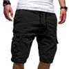 Herren-Shorts Herren-Shorts Grüne Cargo-Shorts Sommer-Bermudas Männliche Pattentaschen Jogger-Shorts Lässige Arbeitsarmee Taktische Bermudas 230424