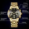 Montres-bracelets 2023 BIDEN Mode Hommes Quartz En Acier Inoxydable Homme Montres Étanche Calendrier Lumineux Horloges Mouvement