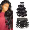 Brazilian Body Wave Hair Bundles With 13x4/6 HD Transparent Pre plucked Lace Frontal Unprocessed Natural Black Human Hair For African Women