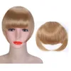 Bangs Talang Clip in Hair Bangs Sairpiece Clip w przedłużeniu włosów Syntetyczne przedłużenie włosów Blunt grzywki Fałszywe grzywki dla kobiet 231123