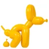 Konst pooping Dog Sculpture Harts Craft Abstrakt Geometrisk figur Staty vardagsrum Heminredning Valentin S Gift R1730 T2006242520