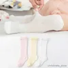 Детские носки Длинные носки до колен для девочек Детские чулки летние Однотонные детские анти-чулки носки для малышей носки до колена для девочек R231125