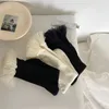 Kvinnors strumpor JK Cotton Lolita spetsar frilly kvinnlig vit svart söt lång strumpa klänning calcetines mujer