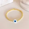 Strang Go2boh Stretch Armbänder Hight Qualität Gold Farbe Silber Perlen Armband Für Frauen Schmuck Zubehör Pulseras Femme