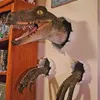 Wandmontage Dinosaurus Sculptuur Kunst Levensechte Barstende Buste Poster En Prints Voor Thuis 210811293P
