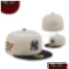 ボールキャップボールキャップファッションデザイナーフィットスナップバック帽子ヒップホップブラックカラーフラットピークflサイズ