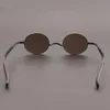 Zonnebrillen vazrobe kleine ronde glazen mannen vintage vrouwelijke bril met natuurlijke kristallen stenen lens steampunk retro -bril smallesunglasses