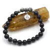 Strand 1pc conçu conque 8mm perles rondes arbre vivant charme Bracelet élastique pour femme homme fête port quotidien