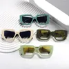 Occhiali da sole Fashion Punk For Men Women 2023 Designer Polygon Vintage Shades Ins Candy Color Eyewear