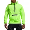 WOSAWE veste de cyclisme à capuche pour hommes coupe-vent grande poche de rangement vélo coupe-vent pare-brise vêtements de vélo course en plein air 231124