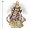 Juldekorationer Angel Doll Toy Figurin Christmas Ornaments Crafts With Wing Home Natal Decorations Festlig födelsedagspresent för barndekor Navidad 231123