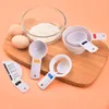 Cup à mesurer en plastique cuillère de mesure 13 pièces set ménage gradué à mesurer les outils de cuisson de cuisine à la cuillère