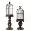 Candle Holders American Vintage Bird Cage Holder Wedding Table Decoration Props Creative Metal Iron