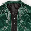 Mens Suits Blazers Green Vintage Steampunk Victorian Gothic Jacket Men Medieval Renaissance Halloween Uniform Stage Cosplay Pirate Outfit 231123