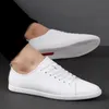 Sapatos de vestido 2023 couro genuíno casual homens allmatch caminhada ao ar livre leve skate laceup flats tênis 231123