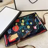 Luxury Silk Scarf Designer Ladies Scarves Easy to Match Flower Art Font Cute Cartoon Animal Print Smooth Touch 90*90cm Squares Shawl