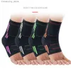 Ankle Support 1Pcs Ank Guard Silicone Ank Protector Plantar Fasciitis Splint Comfy Brace Soccer Ank Brace Achils Tendonitis Brace Q231124