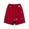 New 2023 Galleryes Dept Mens Shorts Fashion Designer Pants Sweat Pant Speckled Men's Women's Loose Casual Short 50 Style Size S-XL