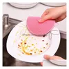 Cleaning Brushes Mtifunctional Kitchen Dishwashing Brush Sile Safe Nonstick Heat Insation Pads Pots And Bowls For Household Drop Del Dhjwf