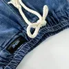 Jeans Jeans für Jungen Sommer Leichte kurze Hose Streetwear Japanische Harajuku Mode Lässige Einfache Gerade Hose 230424