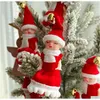 Christmas Decorations Santa Claus Curtain Decor Merry For Home Ornaments Gift Navidad 2022 Happy Year Drop Delivery Garden Festive P Dhm3N