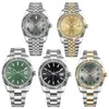 Relógios de designer de alta qualidade relógio masculino data relógio automático 40mm 2813 movimento automático de quartzo vidro safira pulseira presidencial de aço inoxidável