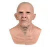 Old Man Hallowen Maschera Realistica Lattice Costume di Halloween Puntelli per feste Maschere Copricapo M0918404792