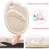 Women Socks Care Men Insoles Shoe Forefoot Cushion Pad Pads 1 Pair Sole Foam Shoes Half Insert High Heels Foot